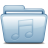 Music Blue Icon 48x48 png